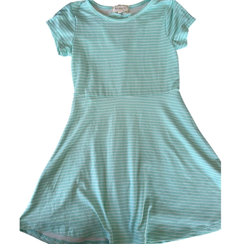 Btween Teal Stripe dress size 7